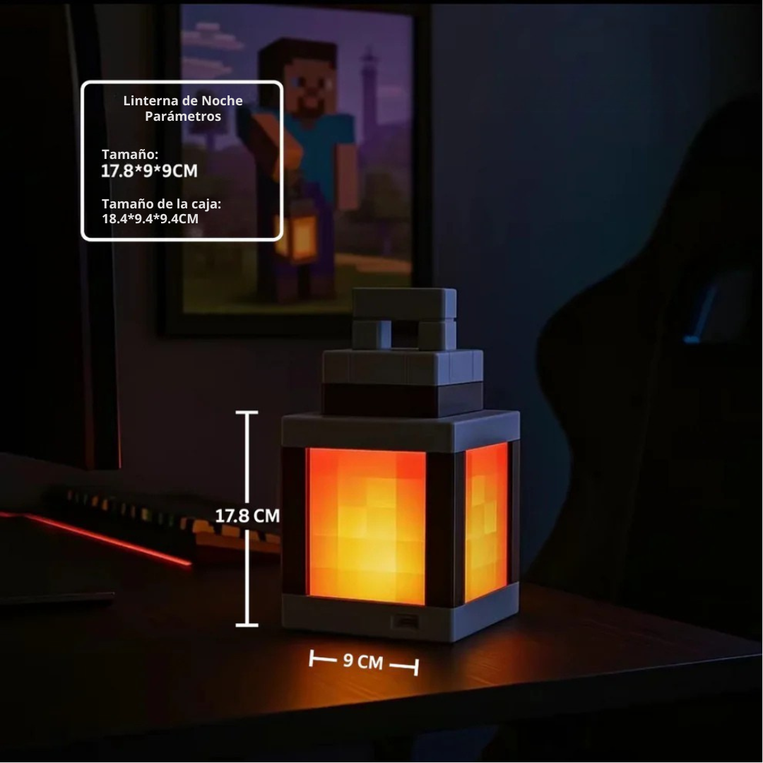 Linterna LED Decorativa con Cadena