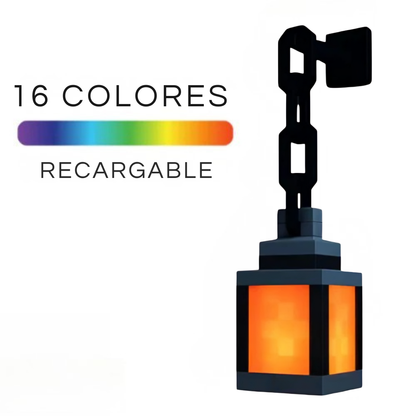 Linterna LED Decorativa con Cadena